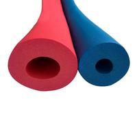 Coquille De Tubes En Mousse Pour Isolation De Tuyaux En Cuivre CVC - 6mm,10mm,13,0mm,16mm,20mm,25mm,32mm,34,0mm,43,0mm,48mm,60mm ID, Manchon D'isolation Protection En Éponge Flexible(Red,43mmx25mmx2m)