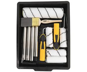 Coral 10505 Easy Coater Lot de 10 pinceaux à peinture avec manche d'extension