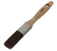 Coral Aspire 31711 Pinceau professionnel à coupe droite avec profil plat pour une finition ultra lisse et précise avec émulsion commerciale ou manche en bois FSC brillant 2,5 cm