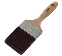 Coral Aspire 31715 Pinceau Professionnel à Coupe Droite avec Profil Plat pour Une Finition Ultra Lisse et précise avec émulsion Commerciale ou Manche en Bois FSC Brillant 7,6 cm
