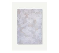 Coral design - Tapis structuré de méditation - Oyster White - 80 x 150 CM