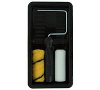 Coral Max Coat 43102 Mini rouleau de peinture pour émulsion et brillance Noir 10,2 cm