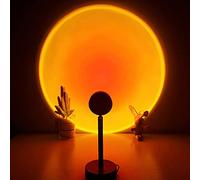 CORATED Lampe Coucher de Soleil, Lampe Projection Coucher de Soleil sur Trépied (orange)