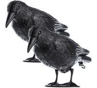 Corbeau noir KADAX, anti-pigeons et anti-pigeons en plastique, anti-oiseaux
