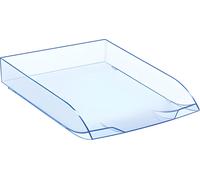Corbeille à courrier Cep - A4/C4, bleu-transparent