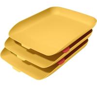 Corbeille à courrier Cosy Set A4 polystyrène UV=104x3 pièces jaune