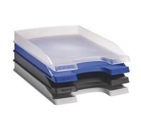 Corbeille à courrier Leitz slim translucide