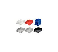 Leitz Corbeille à courrier Plus Jumbo A4 en polystyrène argenté – 52330084