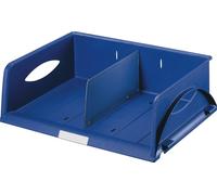 Corbeille à courrier Sorty horizontal A4/C4 405x125x300mm bleu Paquet de 4