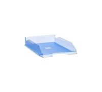 Exacompta Corbeille à courrier Combo Midi standard translucide bleu glacé