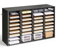 Corbeille à courrier VEVOR avec 36 compartiments et étagères amovibles, rangement pour documents en bois, porte-documents pour le bureau, la maison ou la salle de classe, organiseur de documents et de