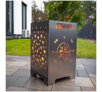 Corbeille À Feu Tonneau À Feu Grand Système D'Assemblage Nettoyage Facile 45L