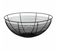 Corbeille à Fruits Design Contempo - Noir - 32 cm