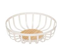 Corbeille à Fruits en Métal Balm 28cm Blanc