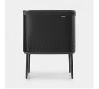Brabantia Corbeille à linge Bo 60 litres Ouverture Quick-Drop Noir