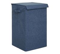 Corbeille à linge Colorama rectangulaire pliable 74L bleu - 5five