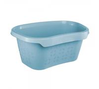 Corbeille à linge en Plastique 30,5 litres compacte et confortable - Bleu