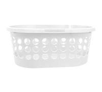Corbeille à linge en plastique 30 litres - Blanc