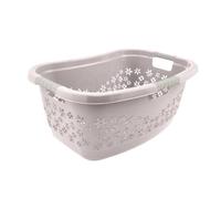 Corbeille à linge ergonomique à poignées souples 50 litres - Gris
