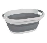 Corbeille à linge Pliable 36 litres - Gris