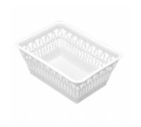 Corbeille à pain en plastique blanche