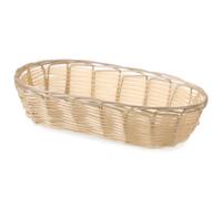 HENDI Corbeille à pain ovale 225×110×60 mm – polypropylène, structure en fil métallique