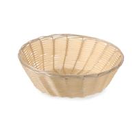 HENDI Corbeille à pain ronde, panier pour présenter et stocker le pain, ⌀200x(H)65mm, polypropylène et structure en fil métallique