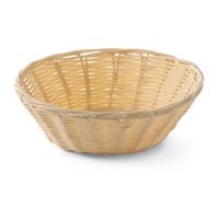 HENDI Corbeille à pain ronde, panier pour présenter et stocker le pain, ⌀200x(H)65mm, polypropylène et structure en fil métallique
