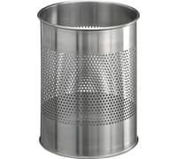 Corbeille à papier Durable 338123 15 l (Ø) 165 mm acier inoxydable argent 1 pc(s)