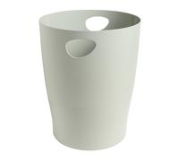 Exacompta Corbeille à papier Ecobin 45306D – 15 L, poignées, 26,3×26,3×33,5 cm – Gris
