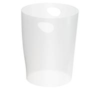Corbeille à papier Ecobin Exacompta translucide givre