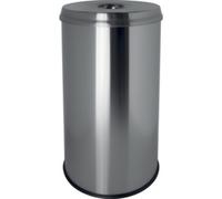 Poubelle à papier professionnelle en acier anti feu 50 litres - Gris