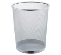 Corbeille à papier en fils métalliques 23 litres - Argent