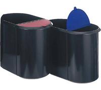 Corbeille à papier Helit H6103993 29 l plastique noir, bleu 1 pc(s)