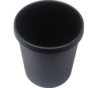 Corbeille à papier Helit the german H6105895 18 l (Ø x H) 315 mm x 335 mm polypropylène noir