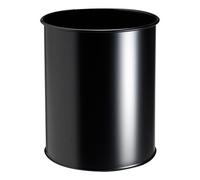 Corbeille à papier métal Durable noire 15 L