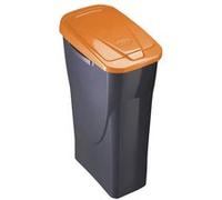 Corbeille à papier Noir/Orange polypropylène (15 L) Noir G