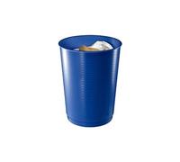 Corbeille à papier plastique géante bleue 40 L