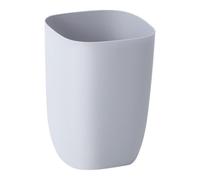Corbeille à Papier Simple Couche en PP Grise pour Bureau et Maison | Capacité Adaptée aux Déchets et Papiers, Fond Antidérapant, Robuste et Résistant à L’usure, Style Moderne