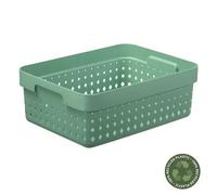 Corbeille de rangement élégante pour salle de bain M - Vert