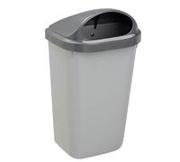 Corbeille murale 50 litres Rossignol Xérios extérieur grise