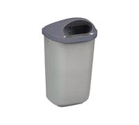 Corbeille murale 50 litres Rossignol Xérios extérieur grise