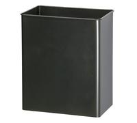 Corbeille pivotante rectangulaire murale Rossignol 27 L gris manganèse