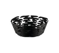 Corbeille ronde Ø18 cm BARKET en acier noire