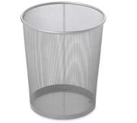Corbeille ronde en métal à mailles Concept Collection 19 litres
