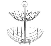 Corbeille spirale 2 étages métal 27 5/36cm