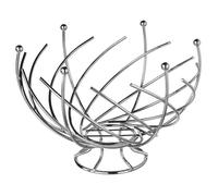 SECRET DE GOURMET - 744801 - Corbeille à fruits Design et Originale - Forme Spirale - Gris