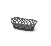 Corbeilles tressées ovale Noir 225x130x(H)55 mm - Hendi