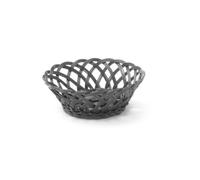 Hendi Corbeilles tressées rondes noires 200×200×(H)65 mm