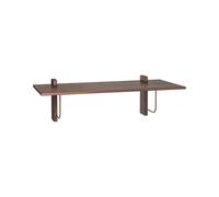 Corbel Etagère Longue Chêne Teinté Foncé